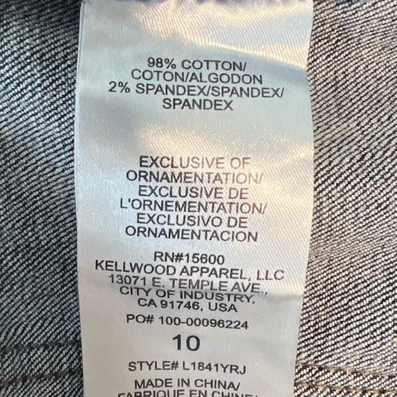 Wit & Wisdom Girlfriend Jean Ab Solutions Premium Authentic Size 10 - Picture 6 of 13